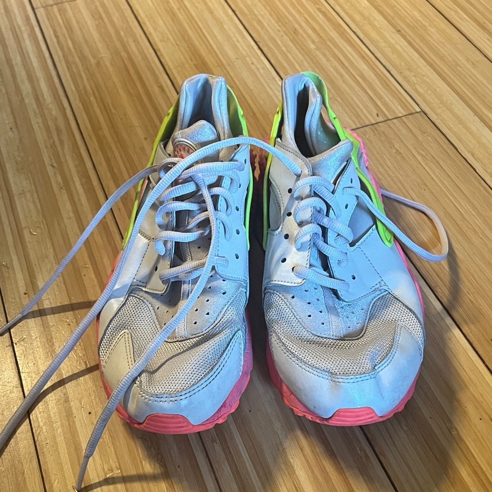 Nike Women's Sneakers - White, Pink, Green